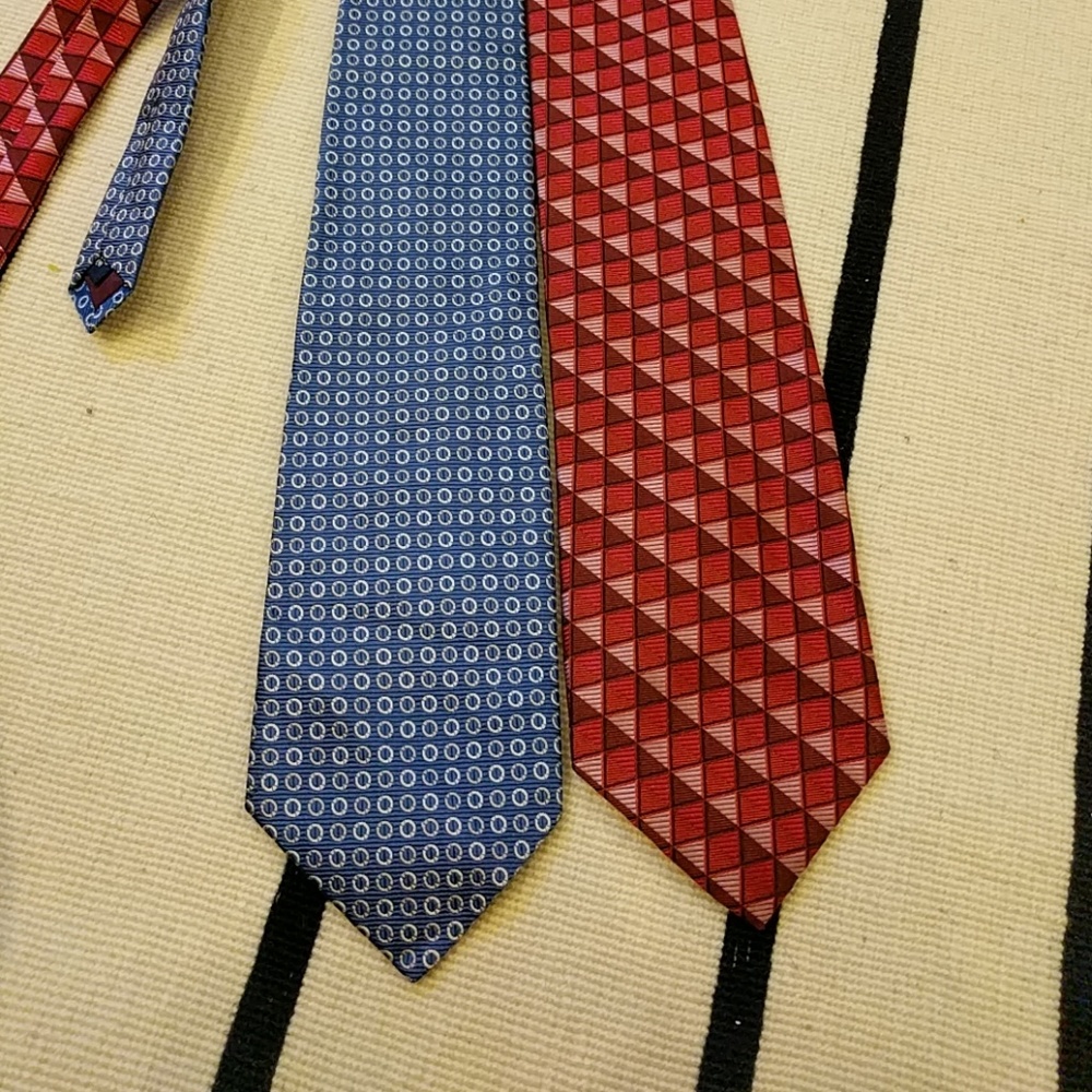 Two Bloomingdale's brand ties